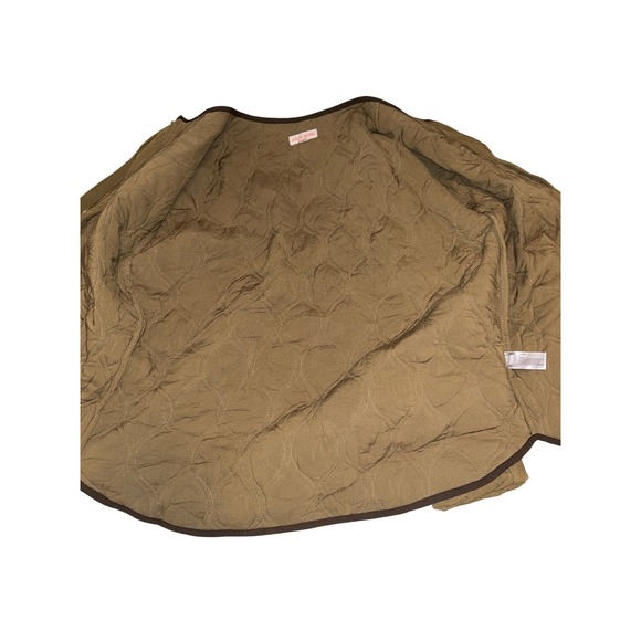 Knox Rose Quilted Snap Front Jacket Olive Green XL grandma core - Picture 3 of 6